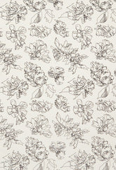FSchumacher Fabric BLOSSOM-BLACK Blossom Black