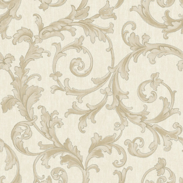 York BQ3820 Saint Augustine Embroidered Scroll Wallpaper