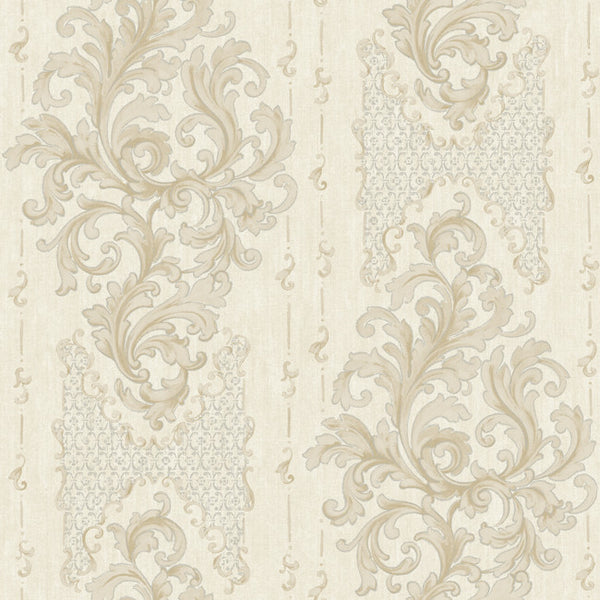 York BQ3829 Saint Augustine Embroidered Damask Wallpaper