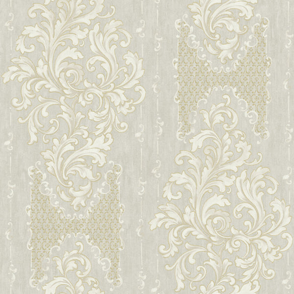 York BQ3830 Saint Augustine Embroidered Damask Wallpaper