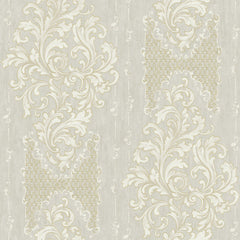 York BQ3830 Saint Augustine Embroidered Damask Wallpaper