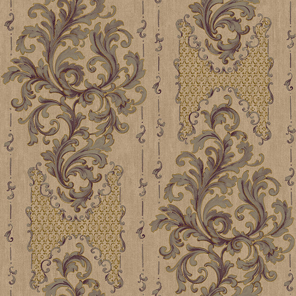 York BQ3832 Saint Augustine Embroidered Damask Wallpaper