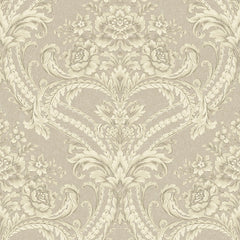 York BQ3891 Saint Augustine Baroque Floral Damask Wallpaper