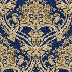 York BQ3892 Saint Augustine Baroque Floral Damask Wallpaper