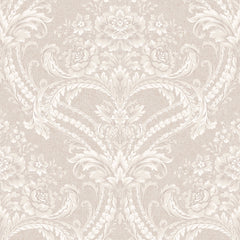 York BQ3896 Saint Augustine Baroque Floral Damask Wallpaper