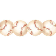 York Wallpaper BT2888B Brothers & Sisters 4 Baseball Border