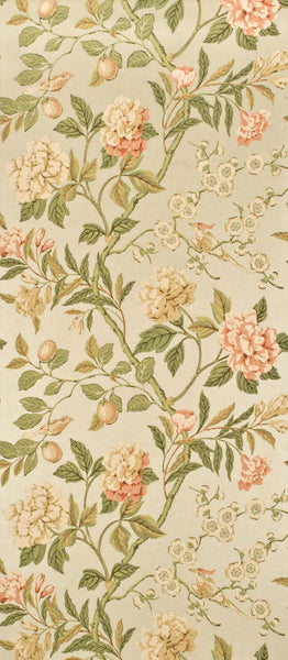 G P & J Baker Wallpaper BW45000.6 Emperor's Garden Effects Soft Green