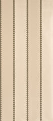 G P & J Baker Wallpaper BW45003.2 Valentino Stripe Flock Silver/Ivory