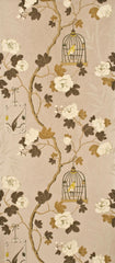 G P & J Baker Wallpaper BW45004.1 Songbird Effects Silver/Bronze