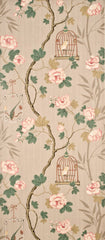 G P & J Baker Wallpaper BW45004.4 Songbird Silver/Rose