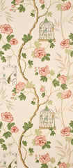 G P & J Baker Wallpaper BW45004.5 Songbird Cream/Pink