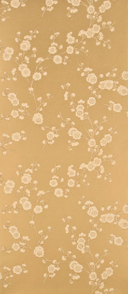 G P & J Baker Wallpaper BW45008.2 Blossom Effects Old Gold