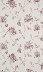 G P & J Baker Wallpaper BW45014.4 Honeysuckle Mauve/Ivory