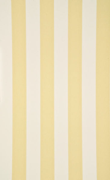 G P & J Baker Wallpaper BW45015.3 Marquee Stripe Mimosa/Ivory