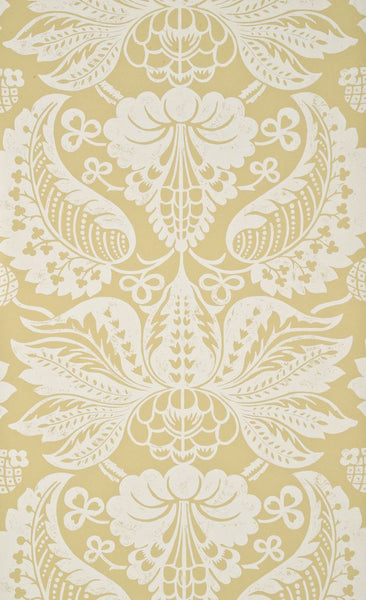 G P & J Baker Wallpaper BW45017.3 Perandor Damask Mimosa