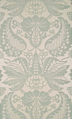 G P & J Baker Wallpaper BW45017.4 Perandor Damask Aqua/Bronze