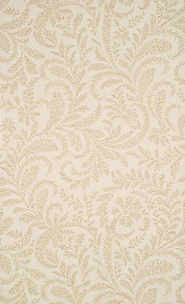 G P & J Baker Wallpaper BW45018.1 Willow Fern Ivory/Stone