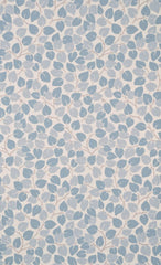 G P & J Baker Wallpaper BW45019.7 Voysey Leaf Delft/Ivory