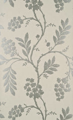 G P & J Baker Wallpaper BW45020.2 Oleander Silver/Taupe