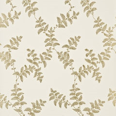 G P & J Baker Wallpaper BW45027.4 Berry Trail Ivory/Bronze