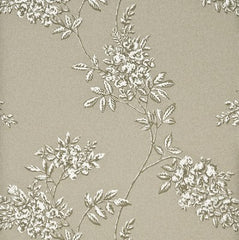 G P & J Baker Wallpaper BW45028.2 Wisteria Linen