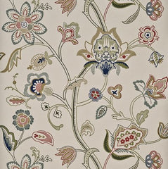 G P & J Baker Wallpaper BW45030.1 Holcott Linen/Multi