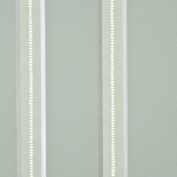 G P & J Baker Wallpaper BW45036.2 Crayford Stripe Aqua/Gilver