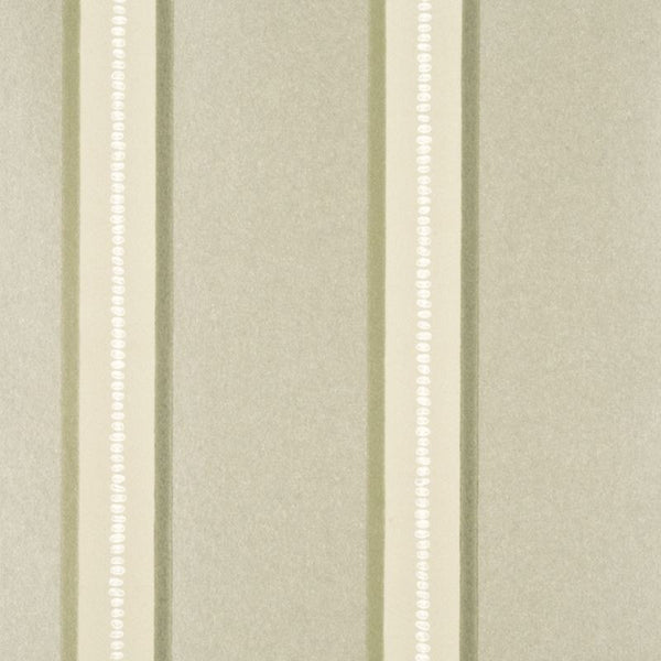 G P & J Baker Wallpaper BW45036.9 Crayford Stripe Silver/Linen