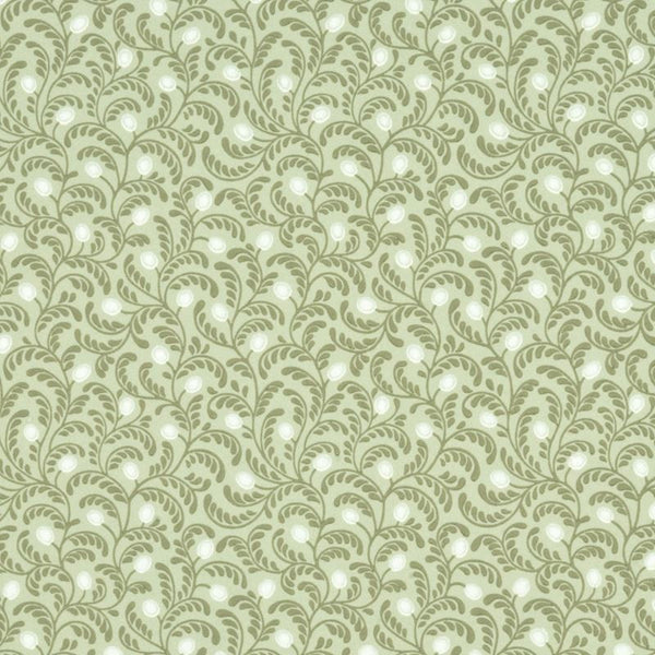 G P & J Baker Wallpaper BW45038.8 Myrtle Celery/Ivory