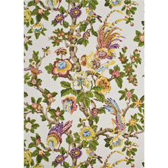 G P & J Baker BW45042.2 Pertelote Wallcovering Ivory/Yellow/Multi