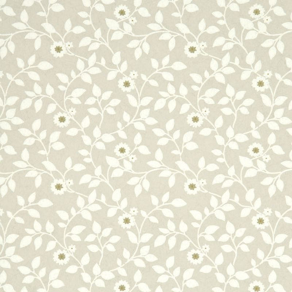 G P & J Baker Wallpaper BW45046.4 Flowerdene Linen/Ivory