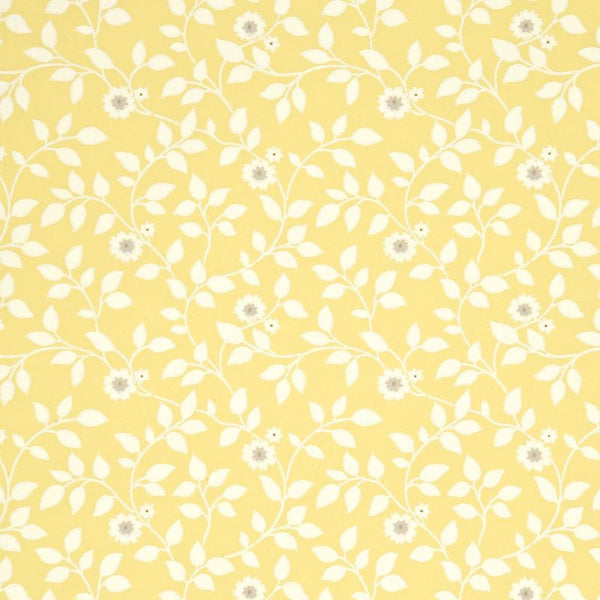 G P & J Baker Wallpaper BW45046.6 Flowerdene Yellow/Ivory