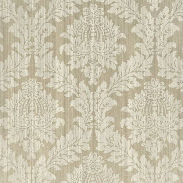 G P & J Baker Wallpaper BW45047.2 Lydford Damask Champagne