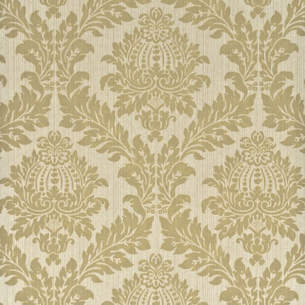 G P & J Baker Wallpaper BW45047.4 Lydford Damask Taupe