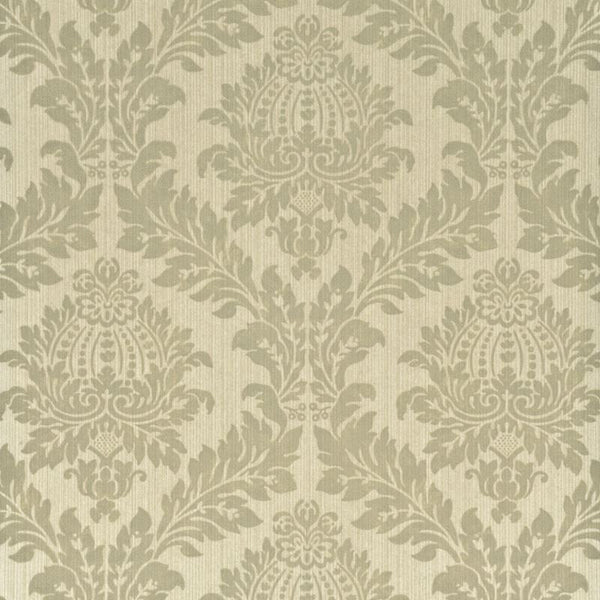 G P & J Baker Wallpaper BW45047.8 Lydford Damask Baker Grey