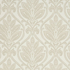 G P & J Baker Wallpaper BW45048.4 Ryecote Damask Ivory/Linen