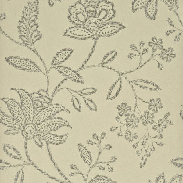 G P & J Baker Wallpaper BW45051.5 Larkhill Silver/Taupe