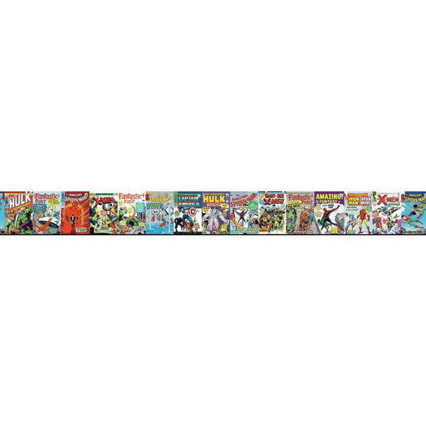 York Wallpaper BZ9137BD Border Book Classic Marvel Border