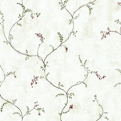 York CB5650 Hearts & Crafts III Small Vine with Berries Wallpaper