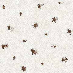 York CB5668 Hearts & Crafts III Tin Star & Heart Wallpaper