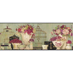 York Wallpaper CC4466BD Border Portfolio II Song Bird Border