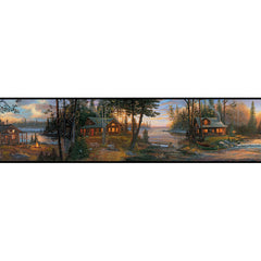 York Wallpaper CH7842BD Border Portfolio II Cabin Fever Border