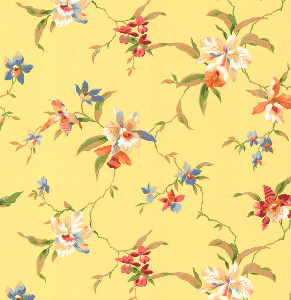 York CJ2874 Casabella Orchid Wallpaper
