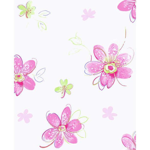 York CK7709 Candice Olson Kids Bohemian Floral Wallpaper
