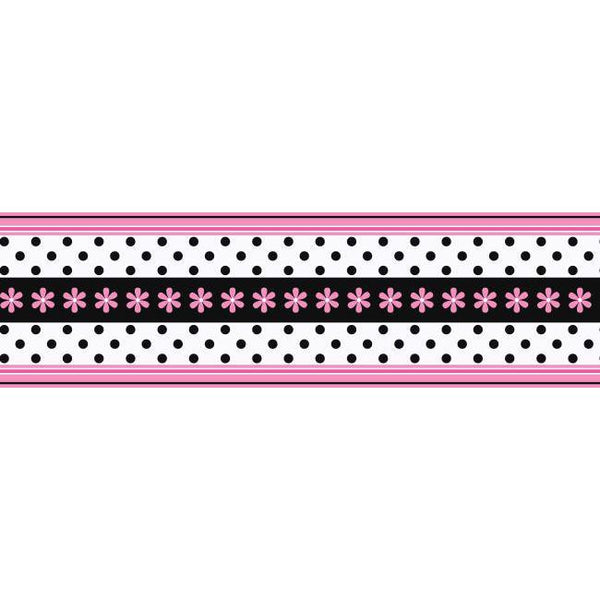 York Wallpaper CK7719B Candice Olson Kids Daisy Ribbon Border