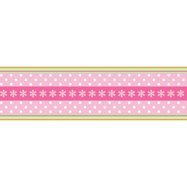 York Wallpaper CK7720B Candice Olson Kids Daisy Ribbon Border