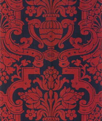 Cole & Son Wallpaper CMW506.CS Optimum Eliz Cpr/Onyx