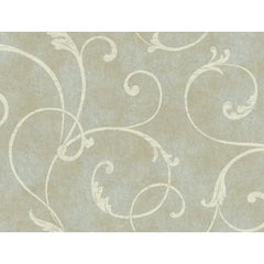 York CW9325 Blue Book Delicate Scroll Wallpaper