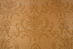 York CX1211 Candice Olson Dimensional Surfaces Scrolling Damask on Grasscloth Wallpaper