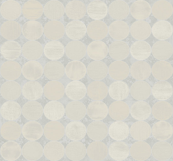 York CX1277 Candice Olson Dimensional Surfaces Textured Circles Wallpaper